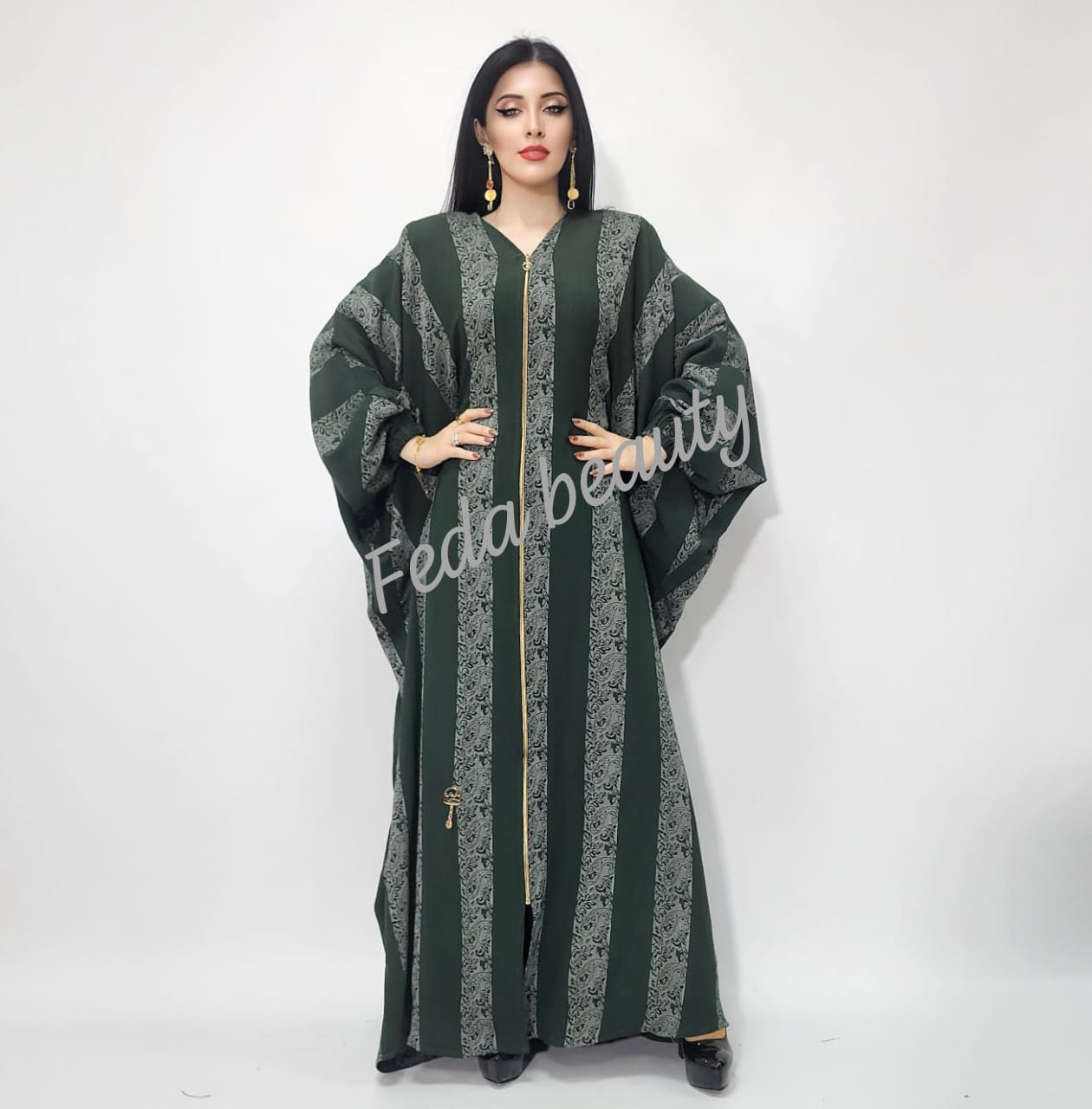 Bisht style abaya with a new and elegant collection from the Fada  Beauty special collection for the year 2024
