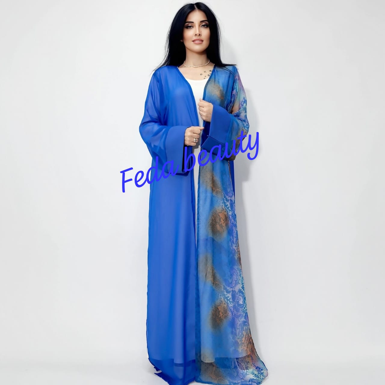 New Kuwaiti style abaya from the special and new Fady Beauty  collection for the year 2023